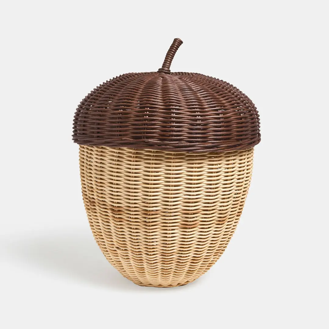 Loberon Lindås Mand Set van 2 - Bruin/Beige - afbeelding 2 van 5