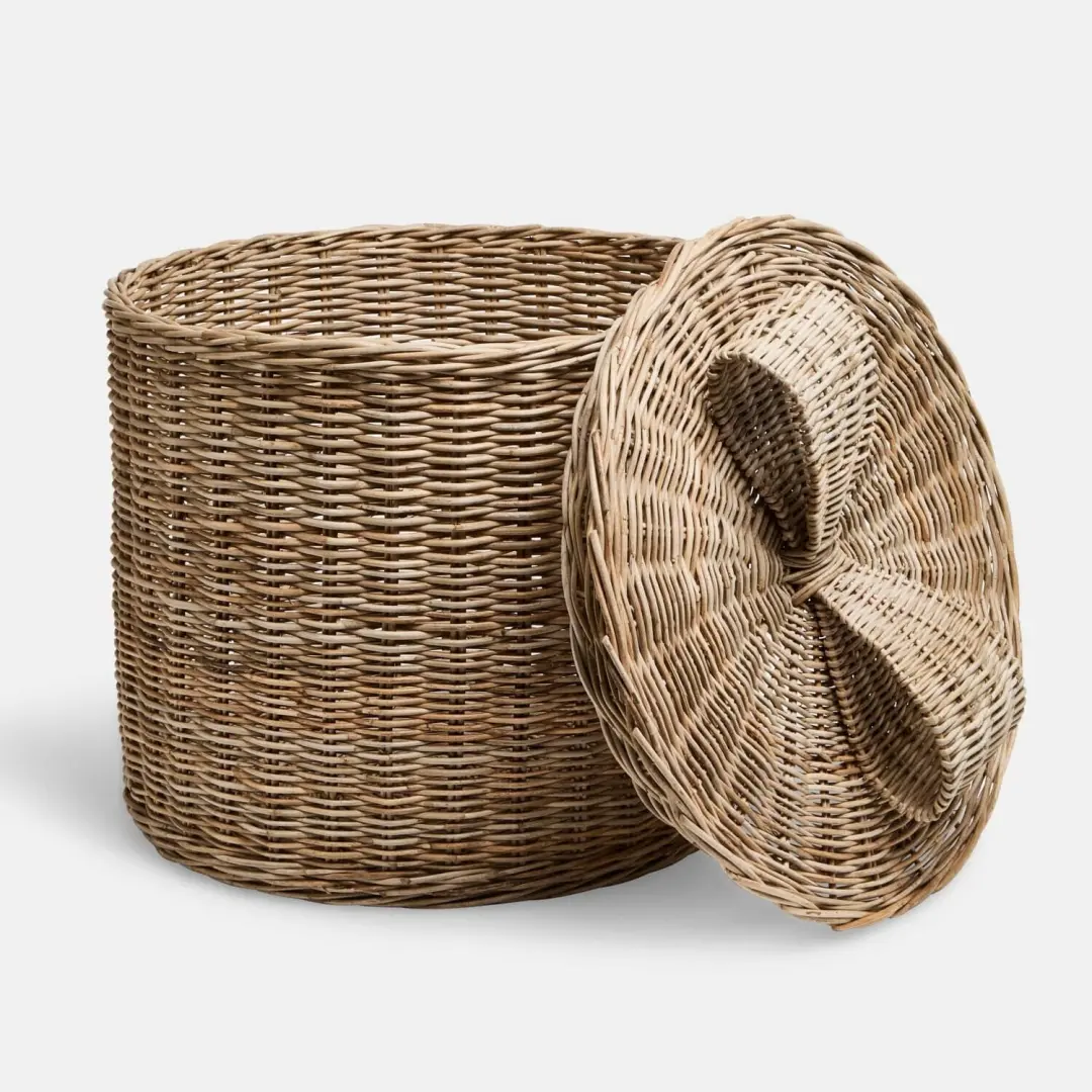 Loberon Norieni Mand Bruin - Ø45cm - afbeelding 2 van 6
