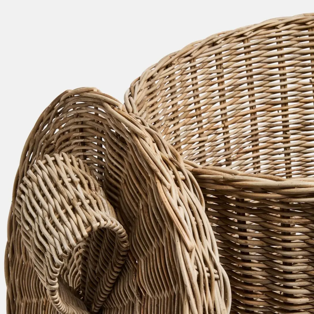 Loberon Norieni Mand Bruin - Ø45cm - afbeelding 4 van 6