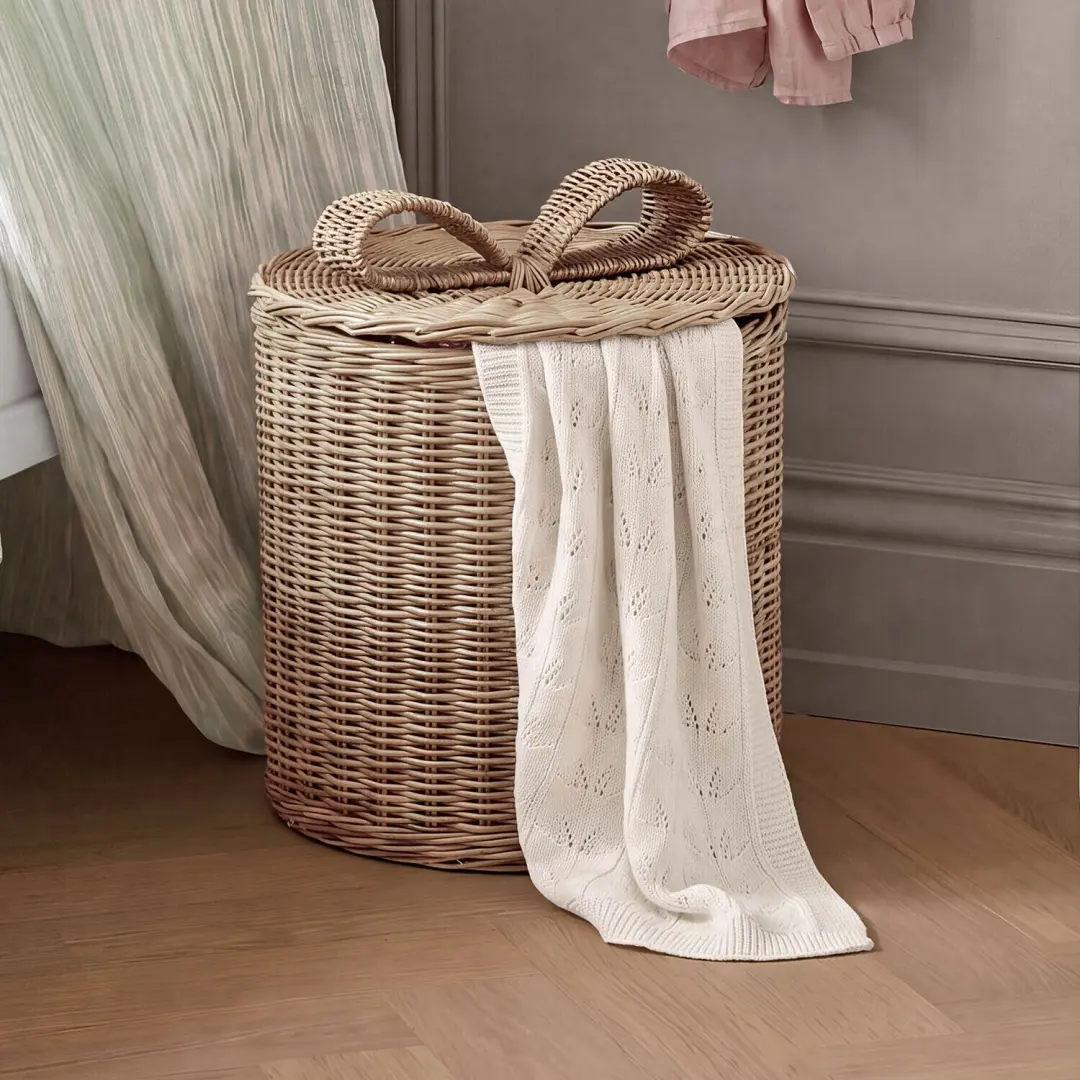 Loberon Norieni Mand Bruin - Ø45cm - afbeelding 6 van 6