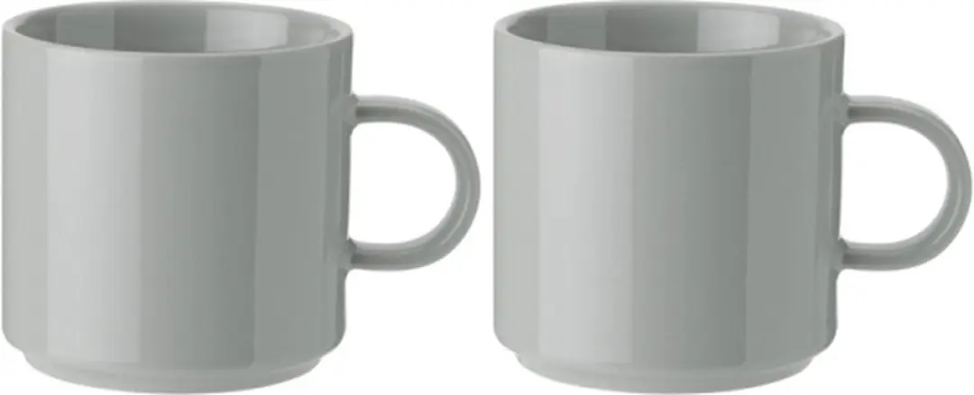 Stelton Em77 Beker Lichtgrijs 2 Stuks