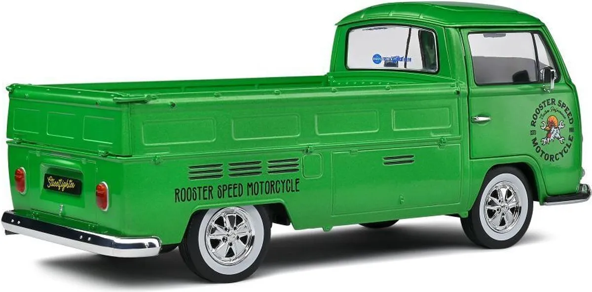 Volkswagen T2 Pick Up Custom 1968 Schaalmodel 1:18 - Groen