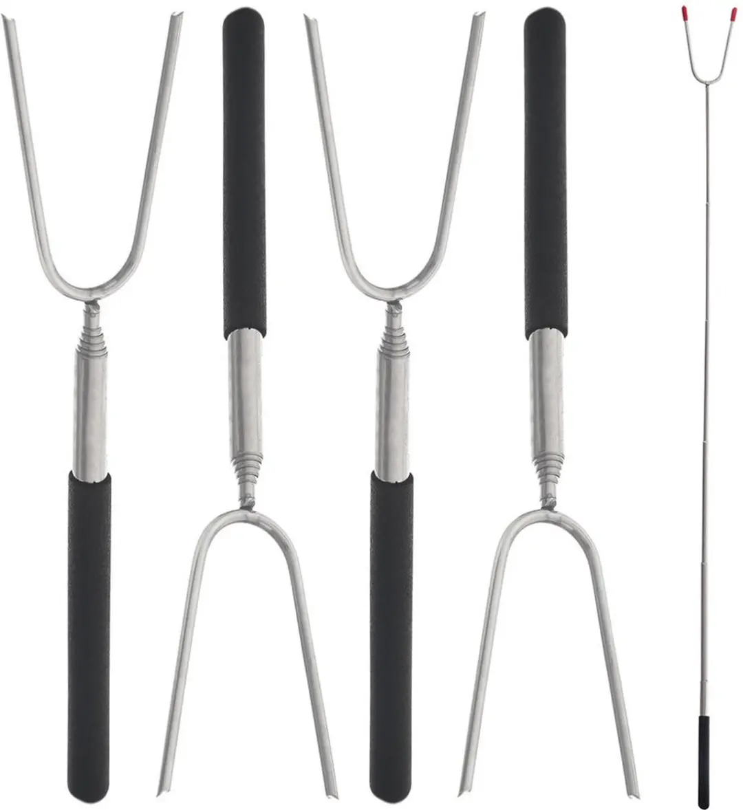 Telescopische Grillspiezen Telescopische 24,5-86 cm 4 stuks