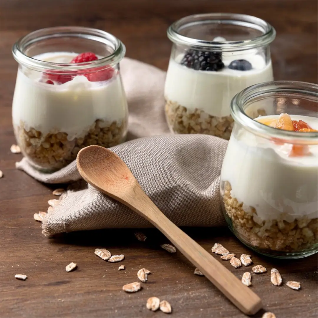 Orion Yoghurtpot 200ml - 12 stuks - Transparant - afbeelding 2 van 6