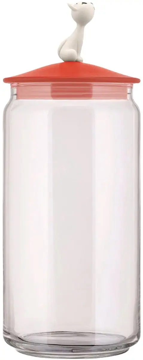 Alessi Mio Voorraadpot Rood 1,5 L