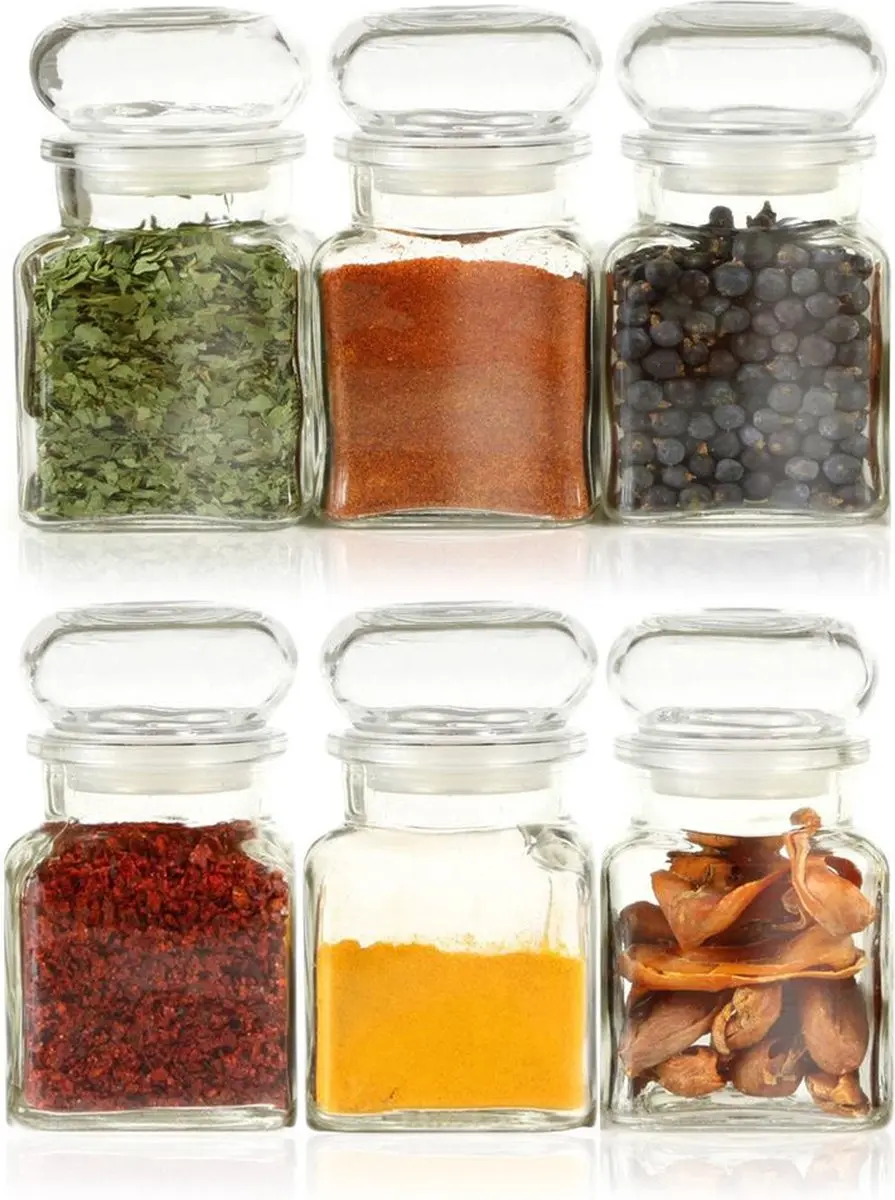 Kruidenpotje Glas 120 ml 6 stuks