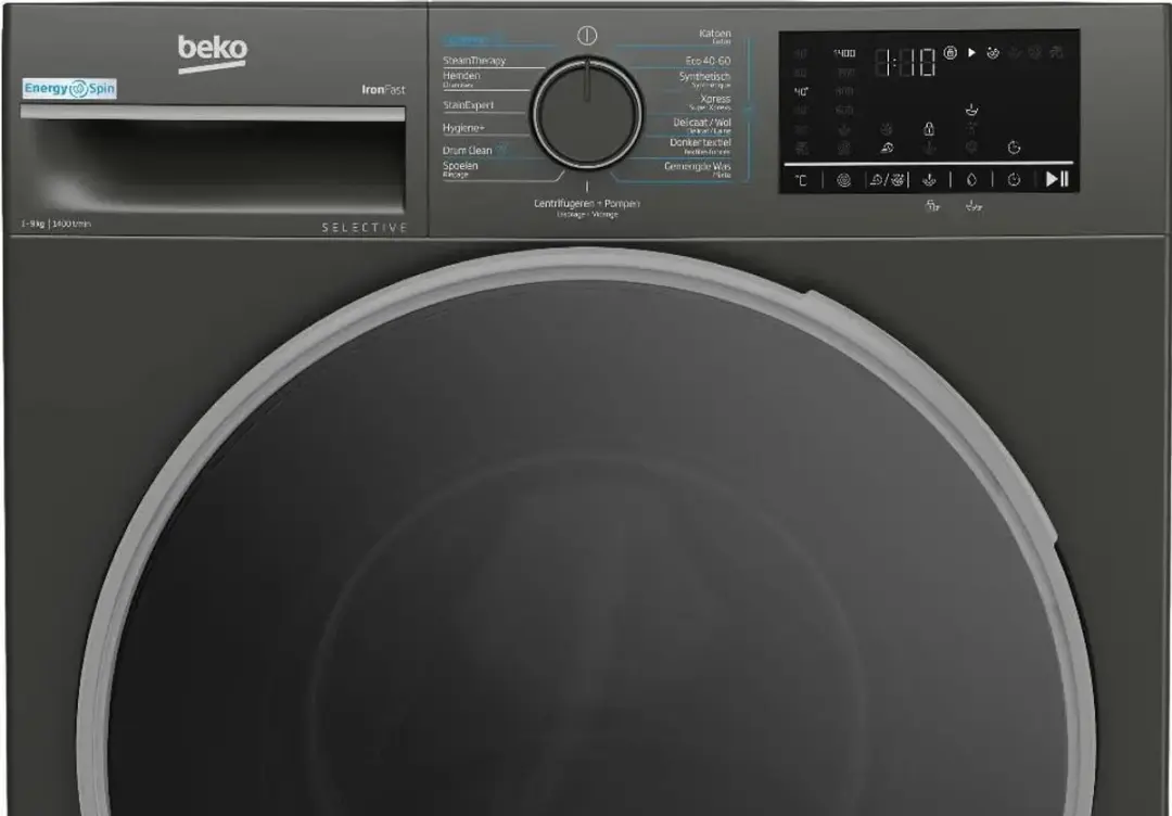 Beko Selective Line B3WM49410M2 Wasmachine - Grijs - afbeelding 4 van 4