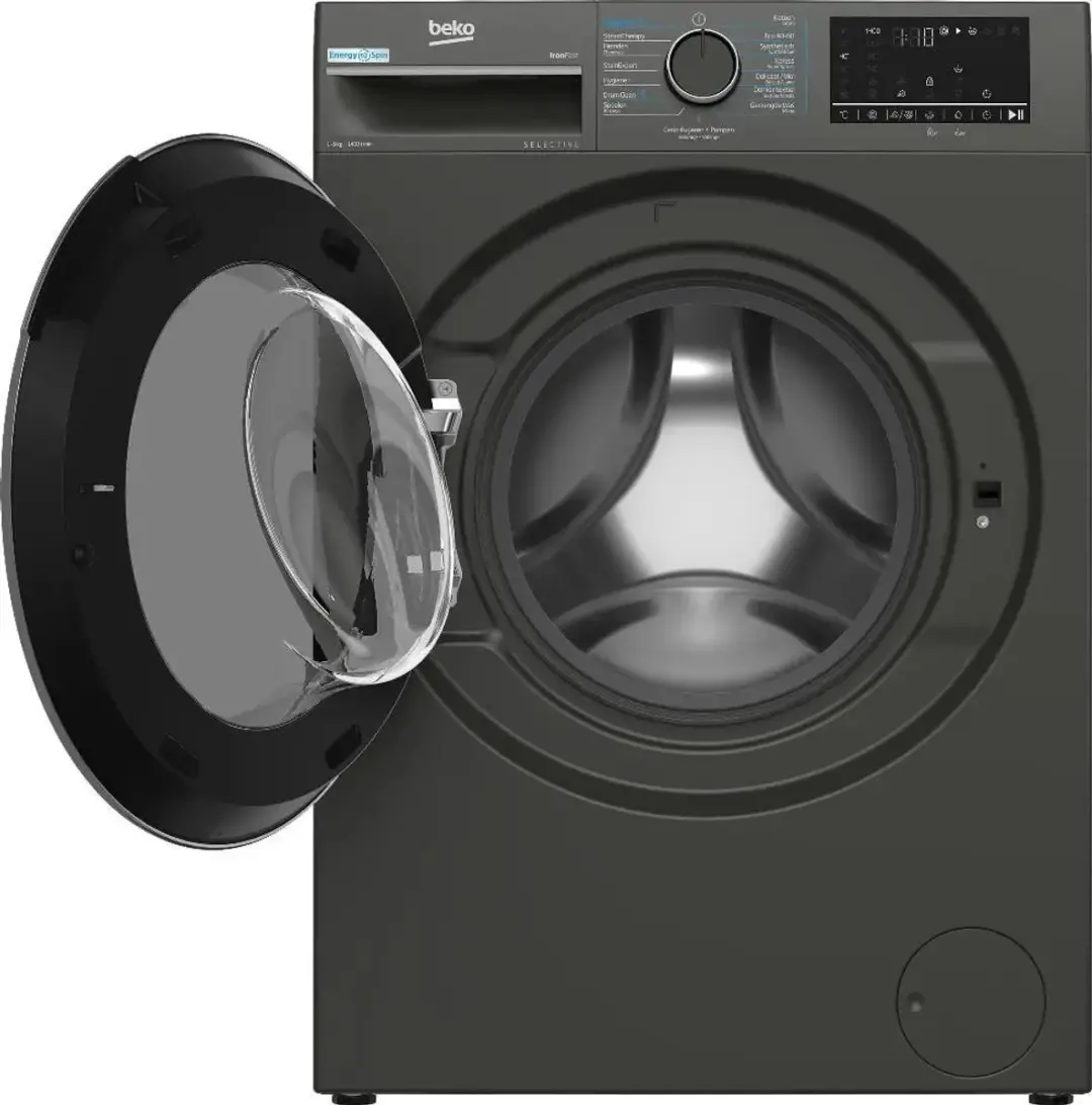 Beko Selective Line B3WM49410M2 Wasmachine - Grijs - afbeelding 3 van 4