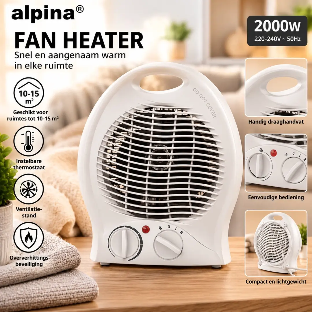Alpina Elektrische Ventilatorkachel