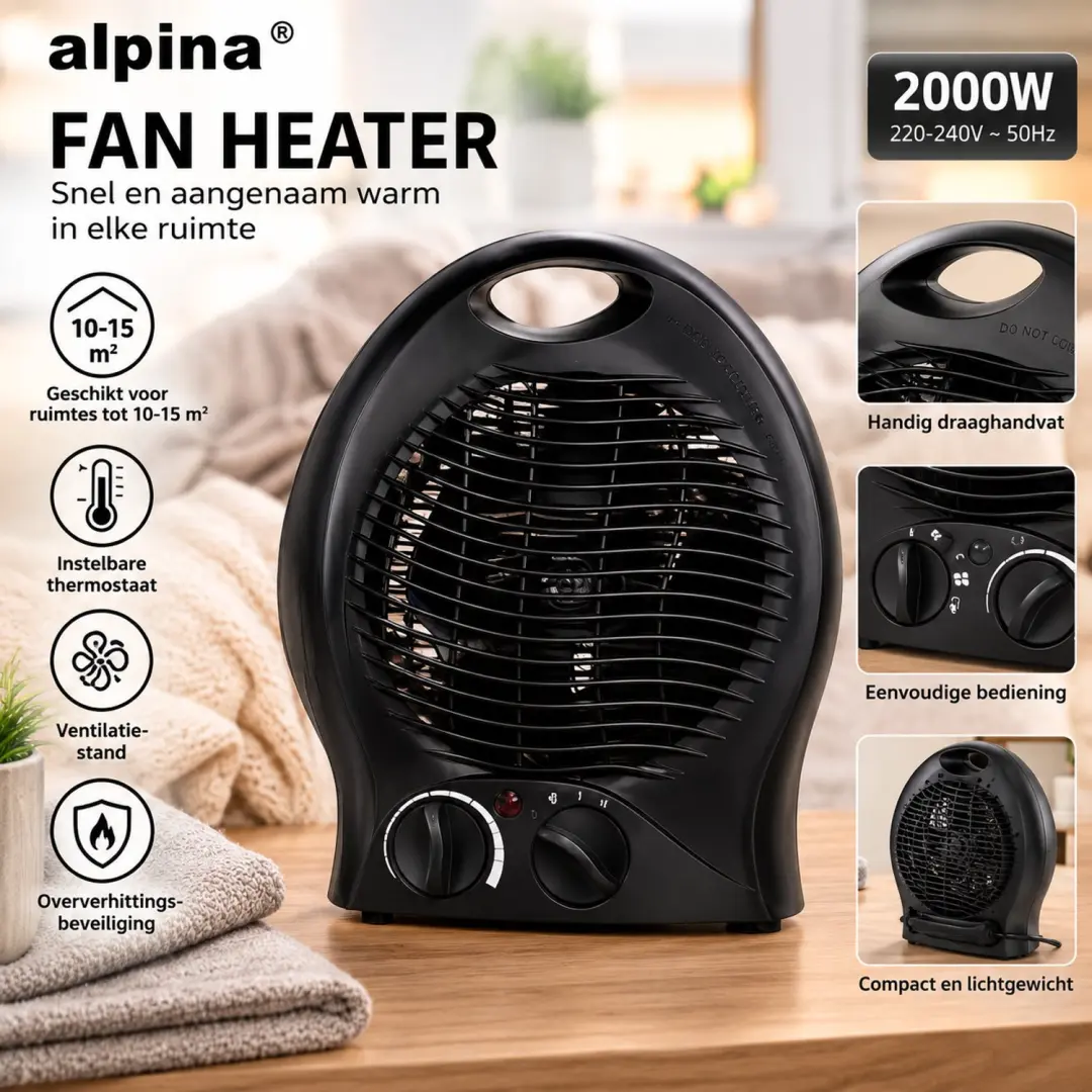 Alpina Elektrische Ventilatorkachel