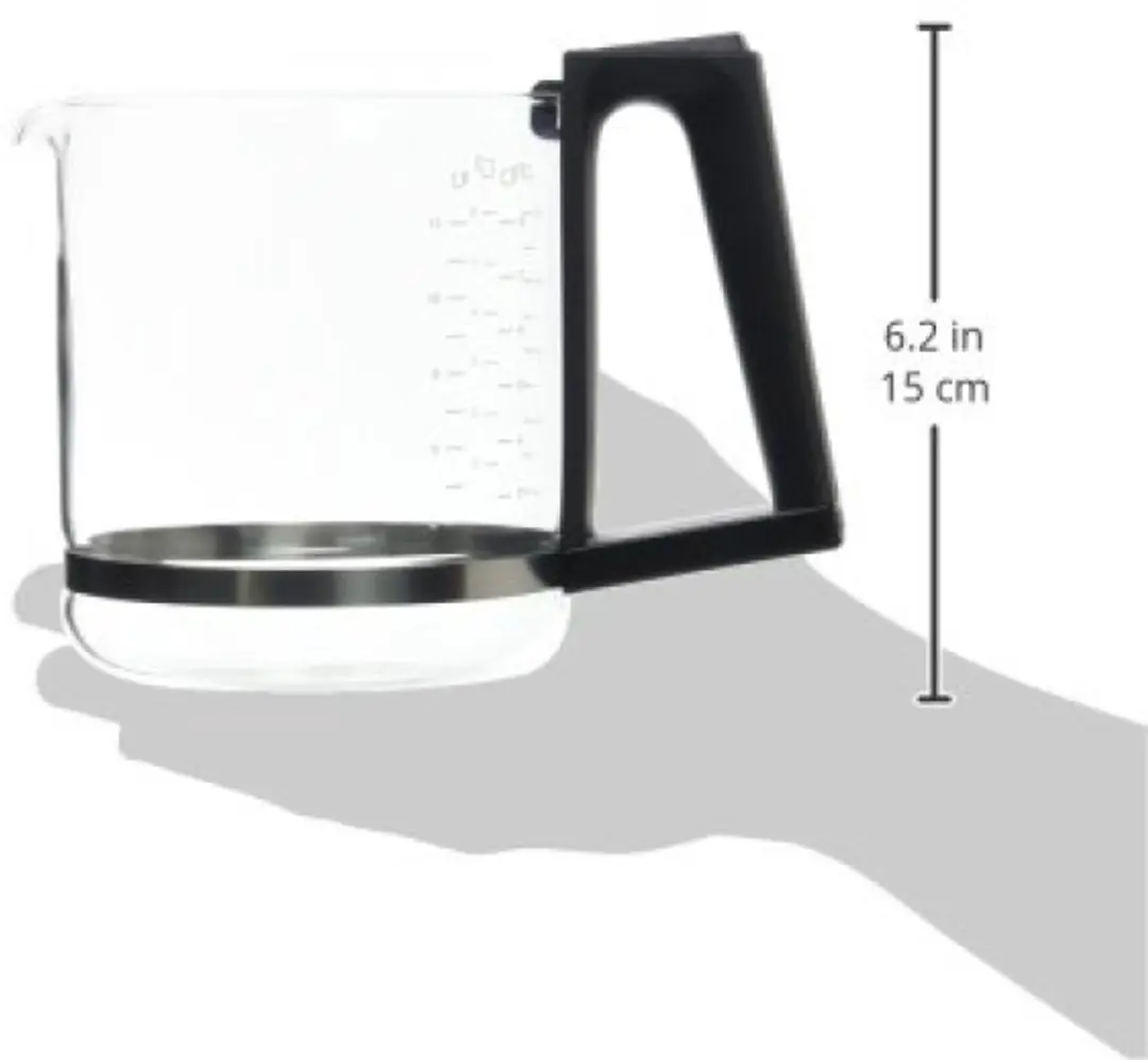 Krups Koffiepot KM468 - Glazen Kan - Zwart - afbeelding 2 van 3