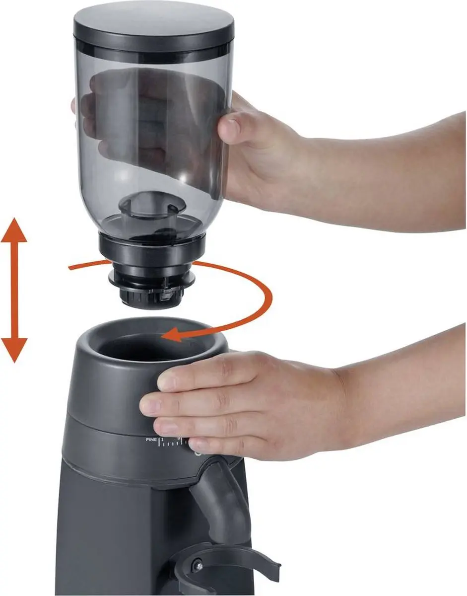 Graef CM702 Koffiemolen - 128W - Zwart - afbeelding 4 van 6