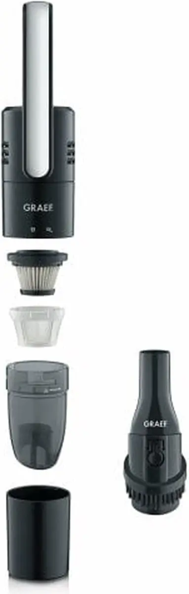Graef KC 502 KC502EU Handstofzuiger - 7.4V - Zwart - afbeelding 6 van 6