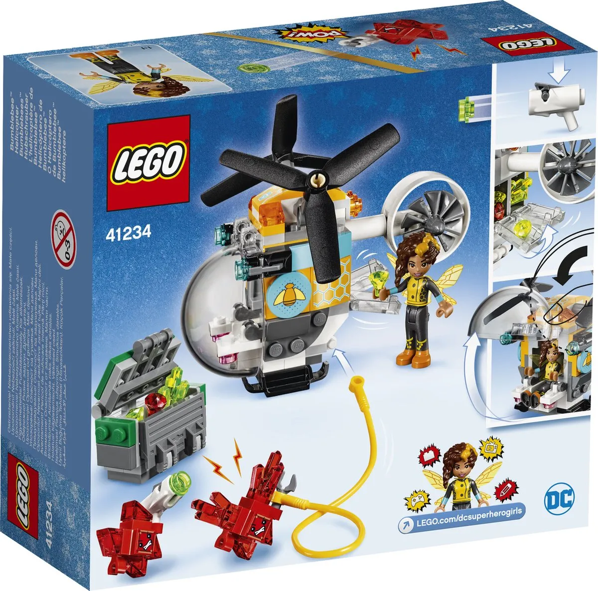 LEGO DC Super Hero Girls Bumblebee Helikopter 41234 - 142 Stukken