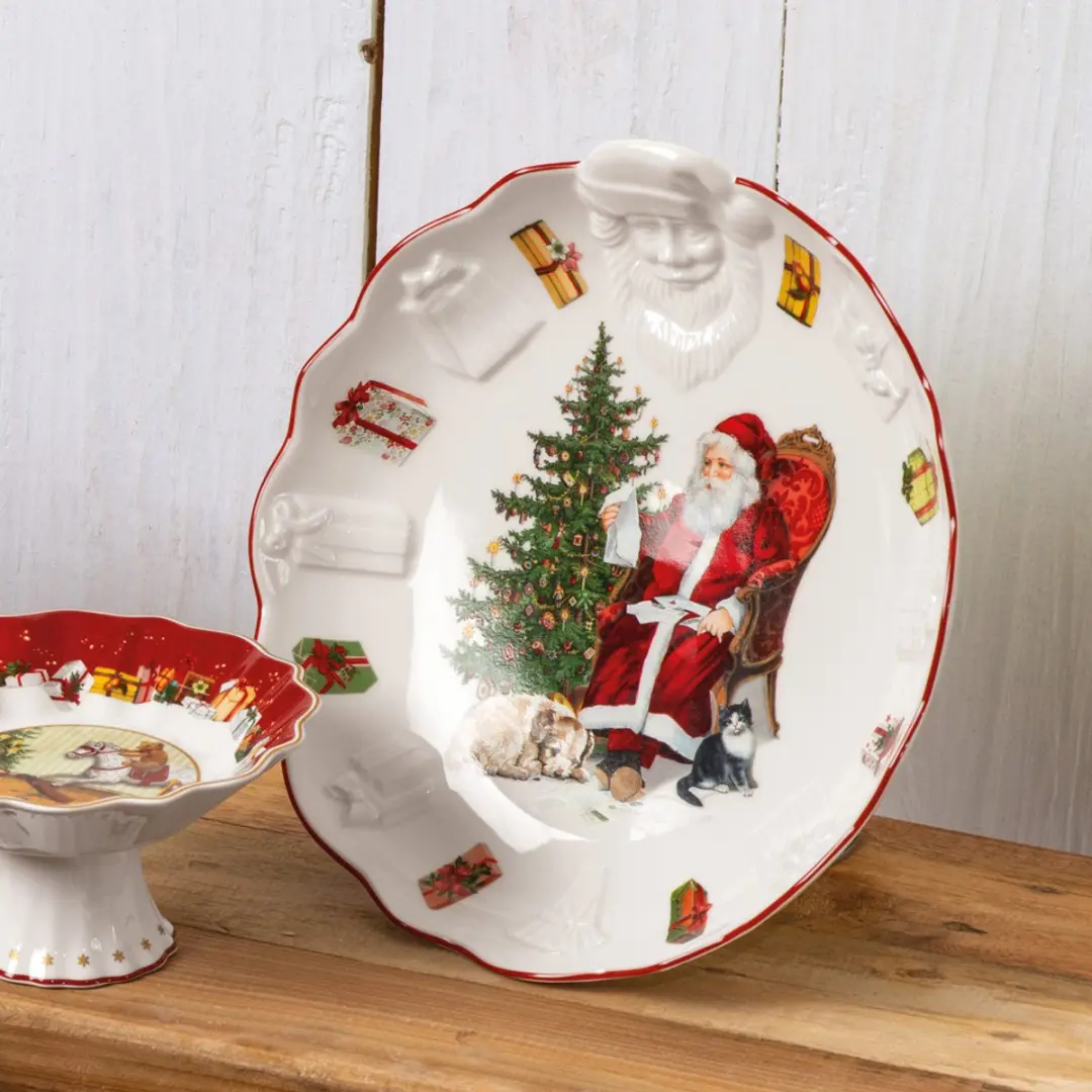 Villeroy & Boch Toy's Fantasy Relief Kerstman - Ø24,5cm - afbeelding 4 van 5