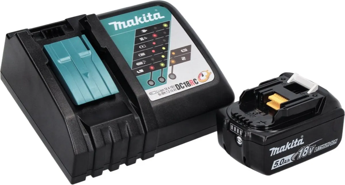 Makita DTS 141 RT1 Accu-Impulsschroevendraaier 18V 40Nm - 5.0Ah