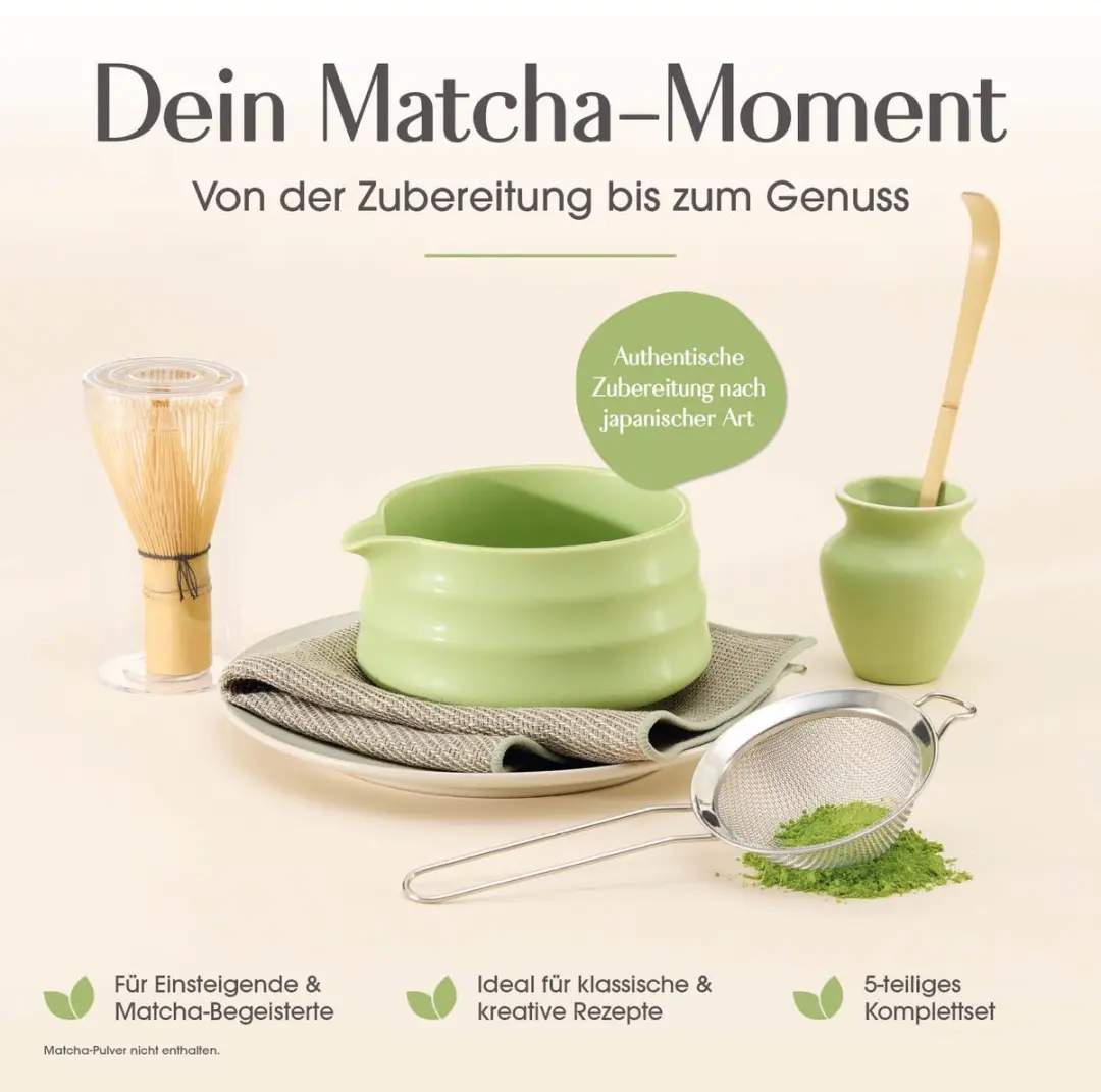 Gourmetmaxx Matcha-set keramiek 5-delig - afbeelding 6 van 6