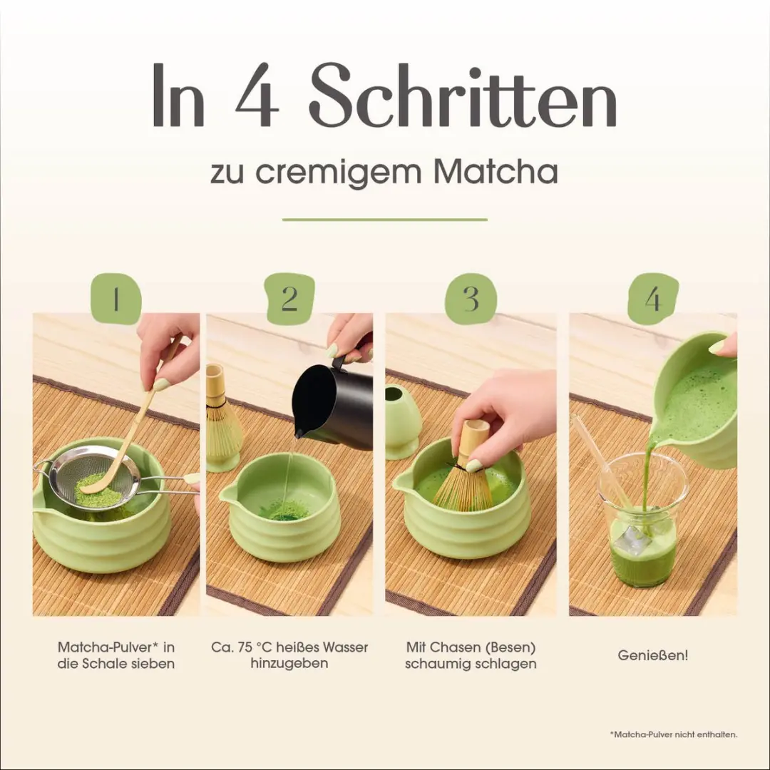 Gourmetmaxx Matcha-set keramiek 5-delig - afbeelding 5 van 6