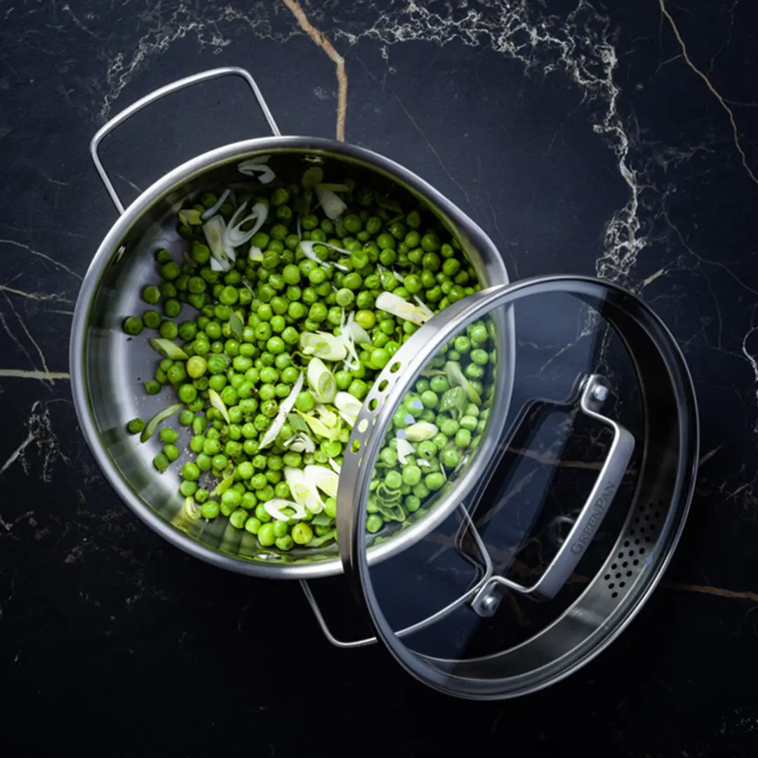 GreenPan Chef's Collection Kookpan met Deksel 18cm - 2L - afbeelding 2 van 6