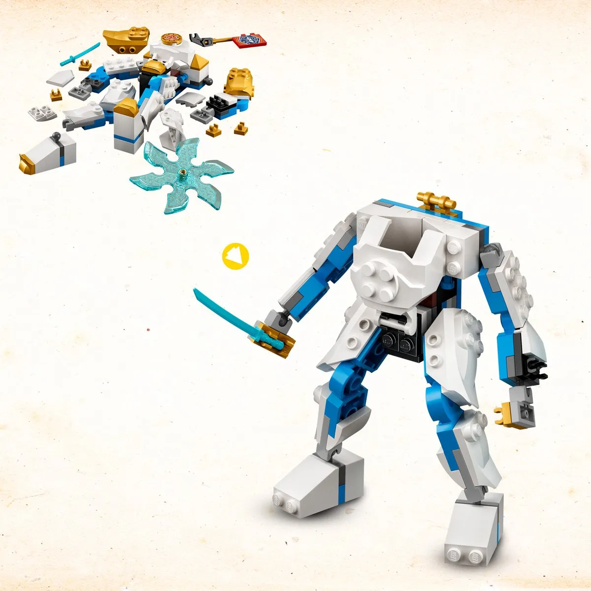 LEGO Ninjago Zane's Power-Up Mecha EVO 71761 - Multikleur