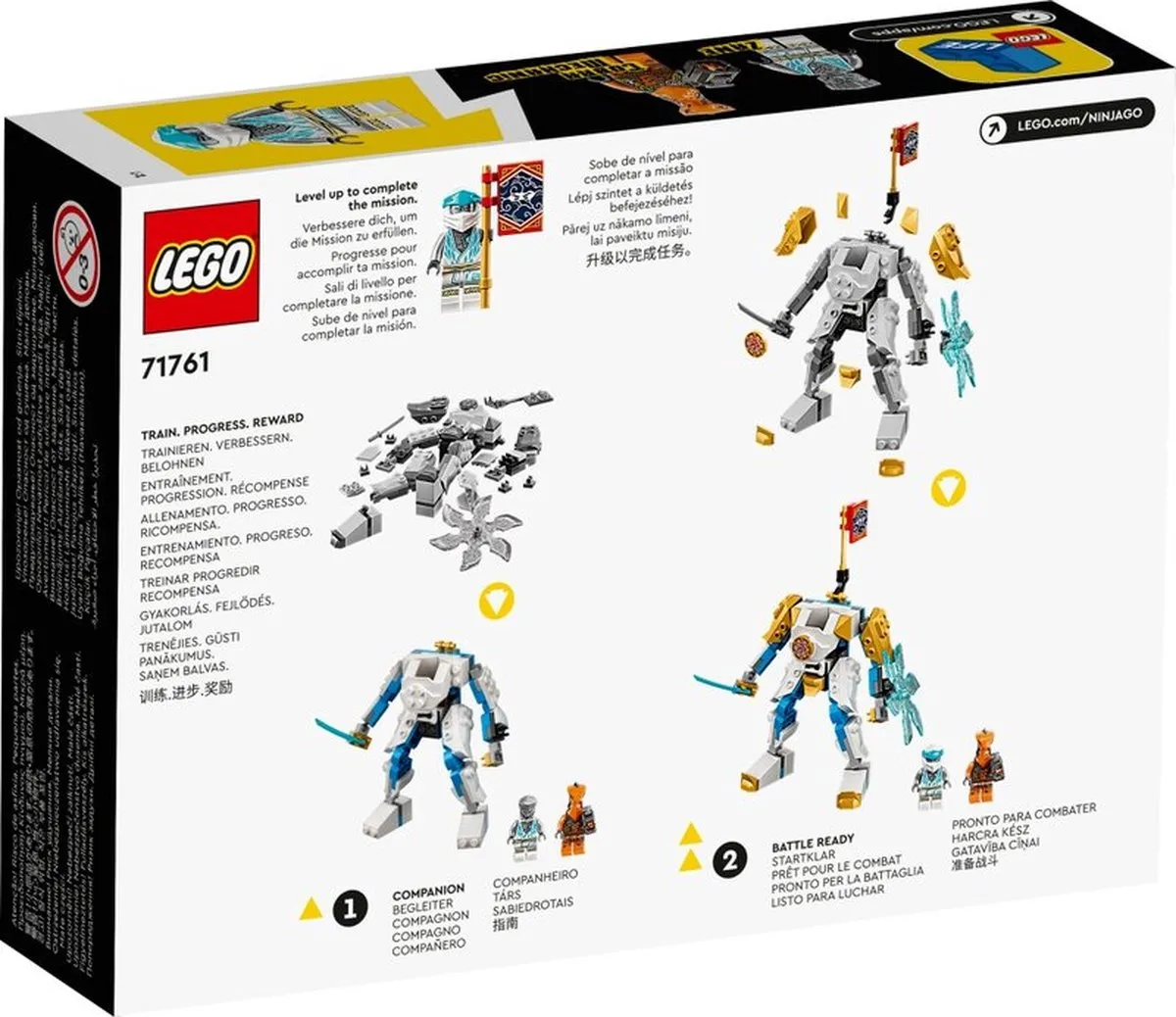 LEGO Ninjago Zane's Power-Up Mecha EVO 71761 - Multikleur