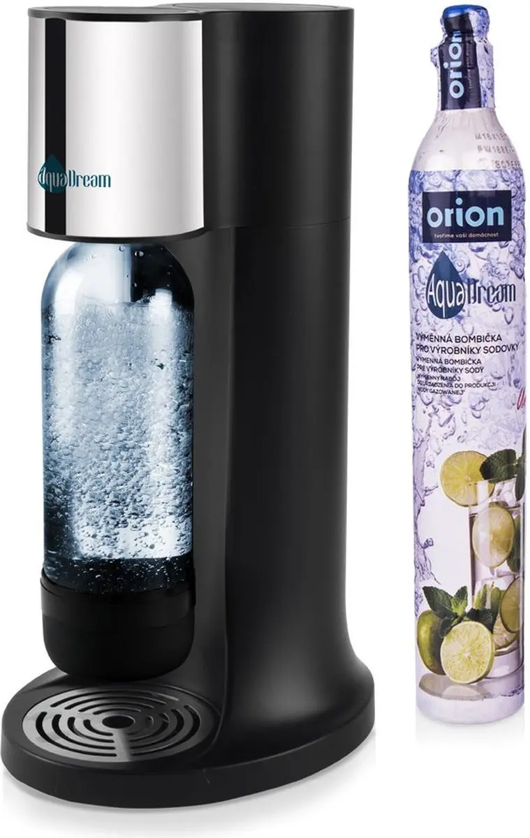 Sodamaker Zwart met Co2 Cilinder AQUADREAM - Bruiswatertoestel - Bruiswatermachine - Soda - Bruiswater Maker - afbeelding 2 van 2