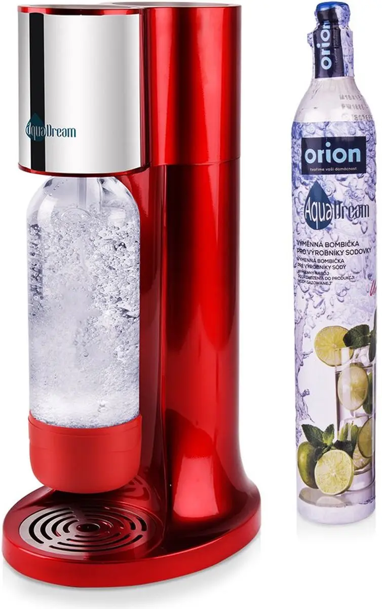 Sodamaker Rood met Co2 Cilinder AQUADREAM