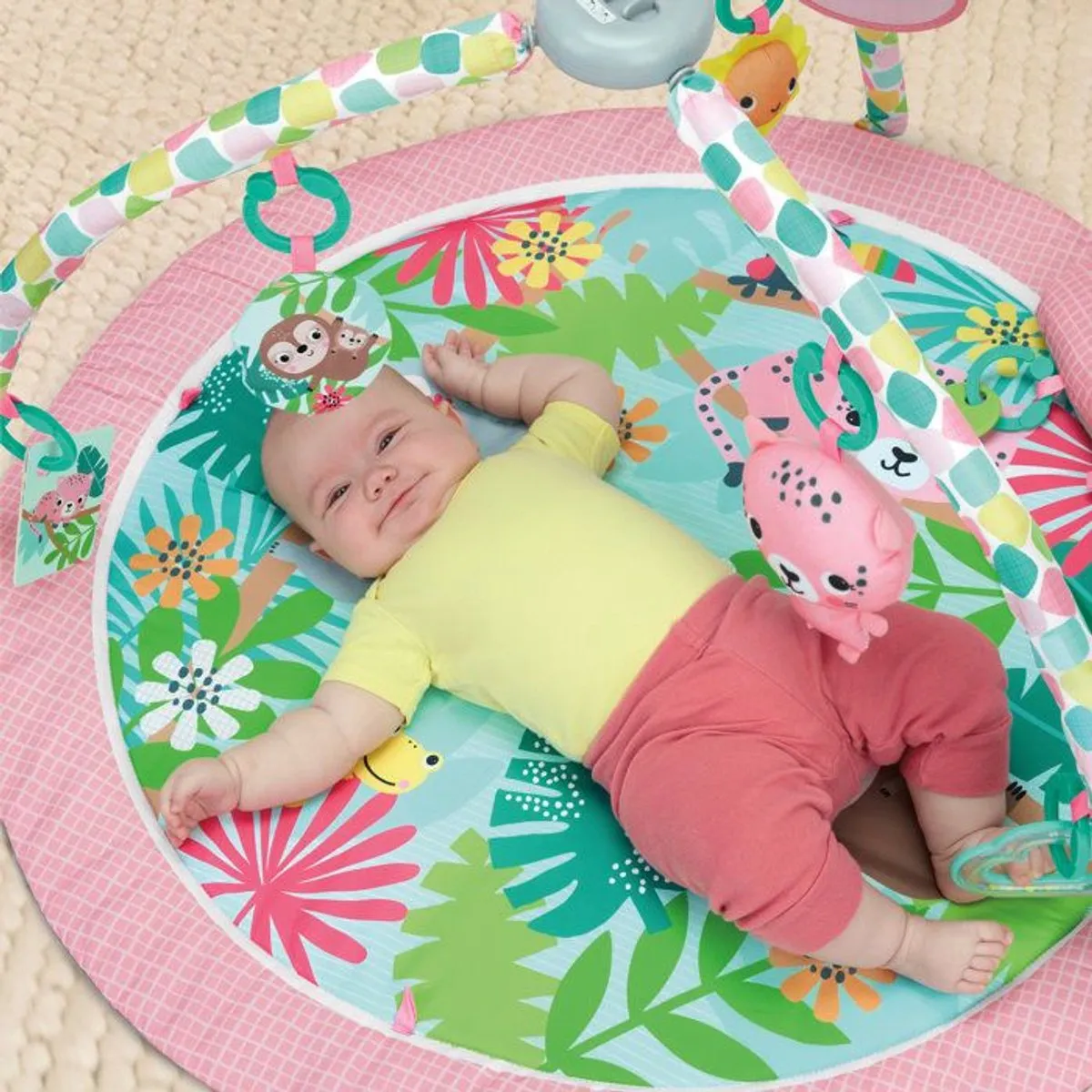 Bright Starts Pop 'N Wiggle Rosy Rainforest Opvouwbare Speelmat