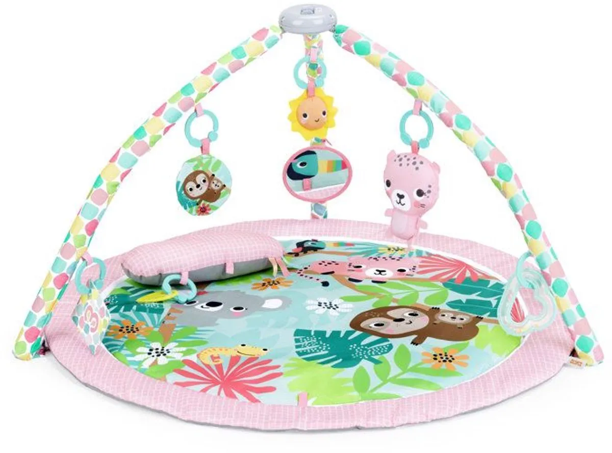 Bright Starts Pop 'N Wiggle Rosy Rainforest Opvouwbare Speelmat