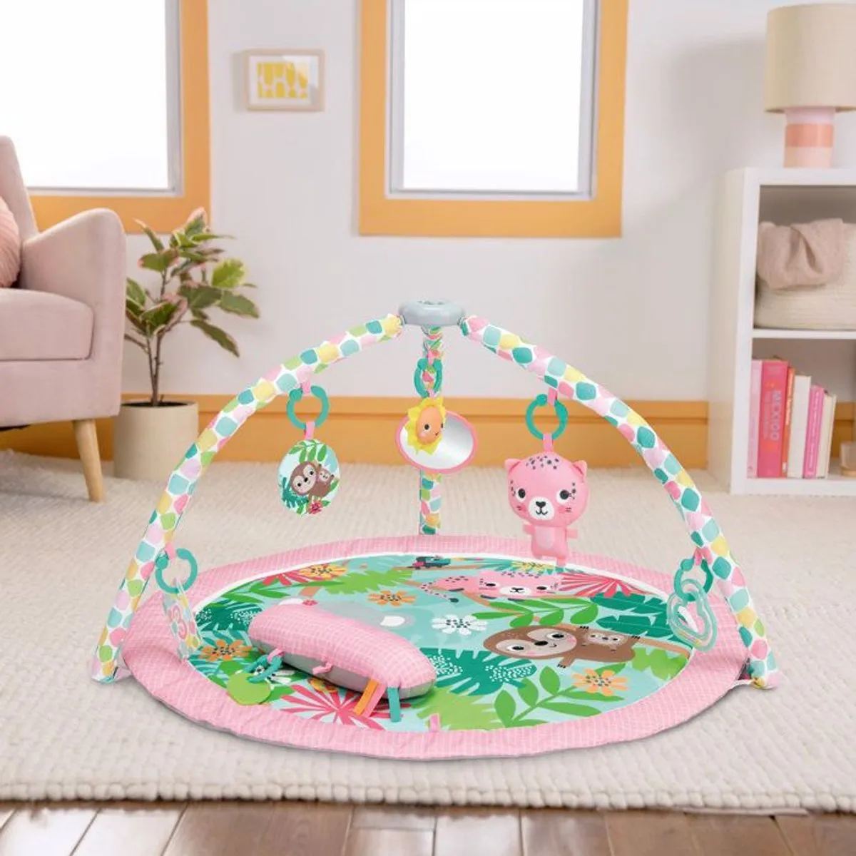 Bright Starts Pop 'N Wiggle Rosy Rainforest Opvouwbare Speelmat
