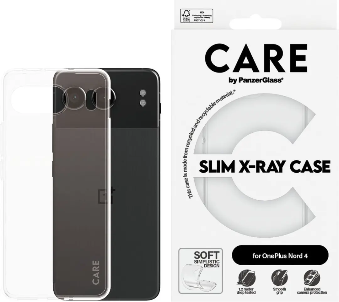PanzerGlass CARE Fashionable Case OnePlus Nord 4 Transparant - afbeelding 3 van 4