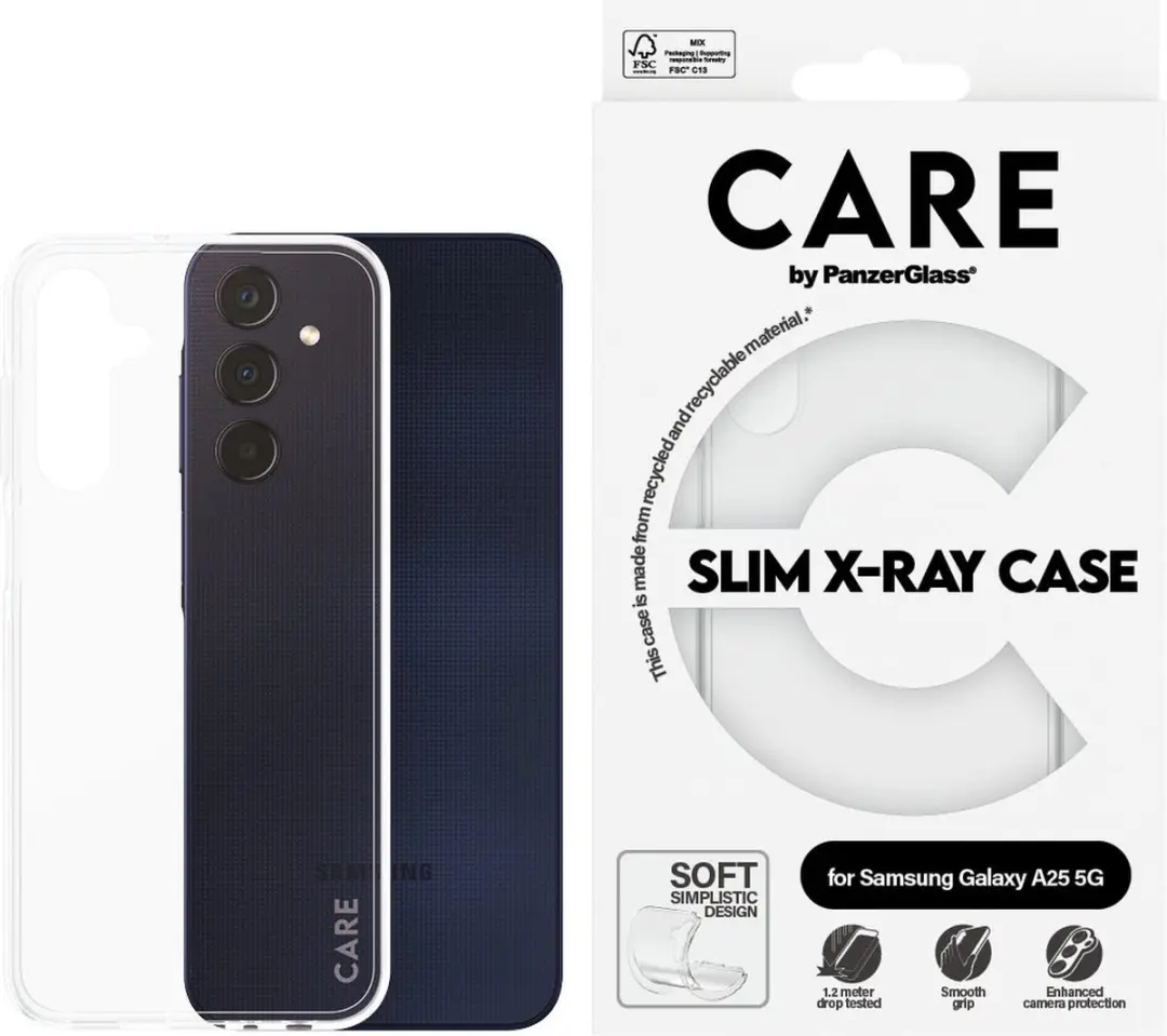 PanzerGlass CARE Fashionable Case Samsung A25 5G Transparant - afbeelding 2 van 4