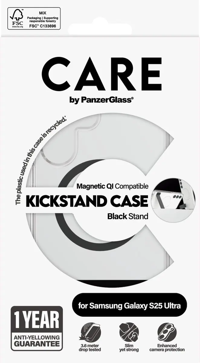 PanzerGlass CARE CRRFBKQG38488 Feature Case - Transparant - afbeelding 2 van 6