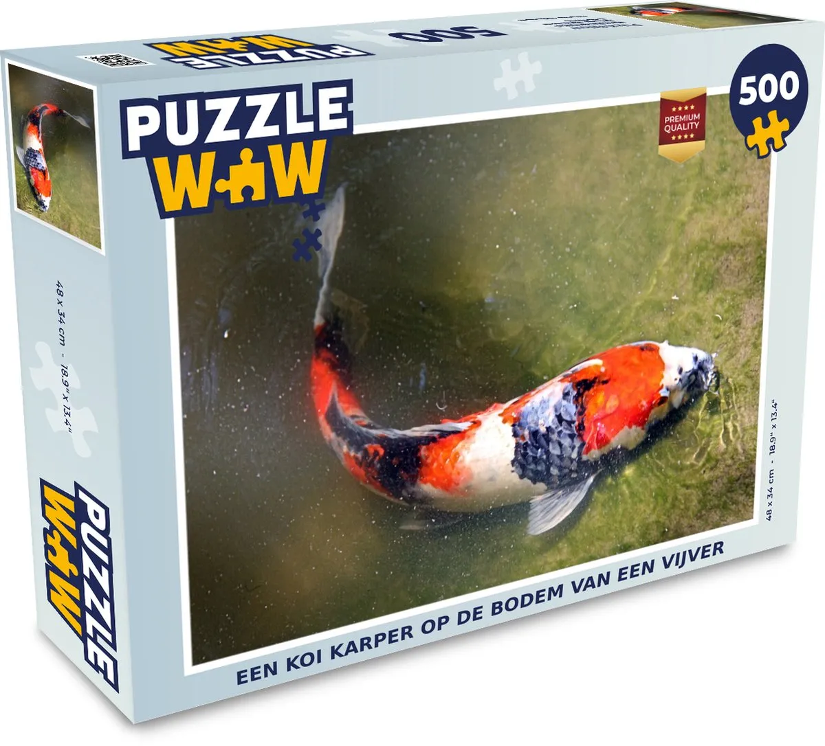 PuzzleWow Legpuzzel Koi Karper Vijver
