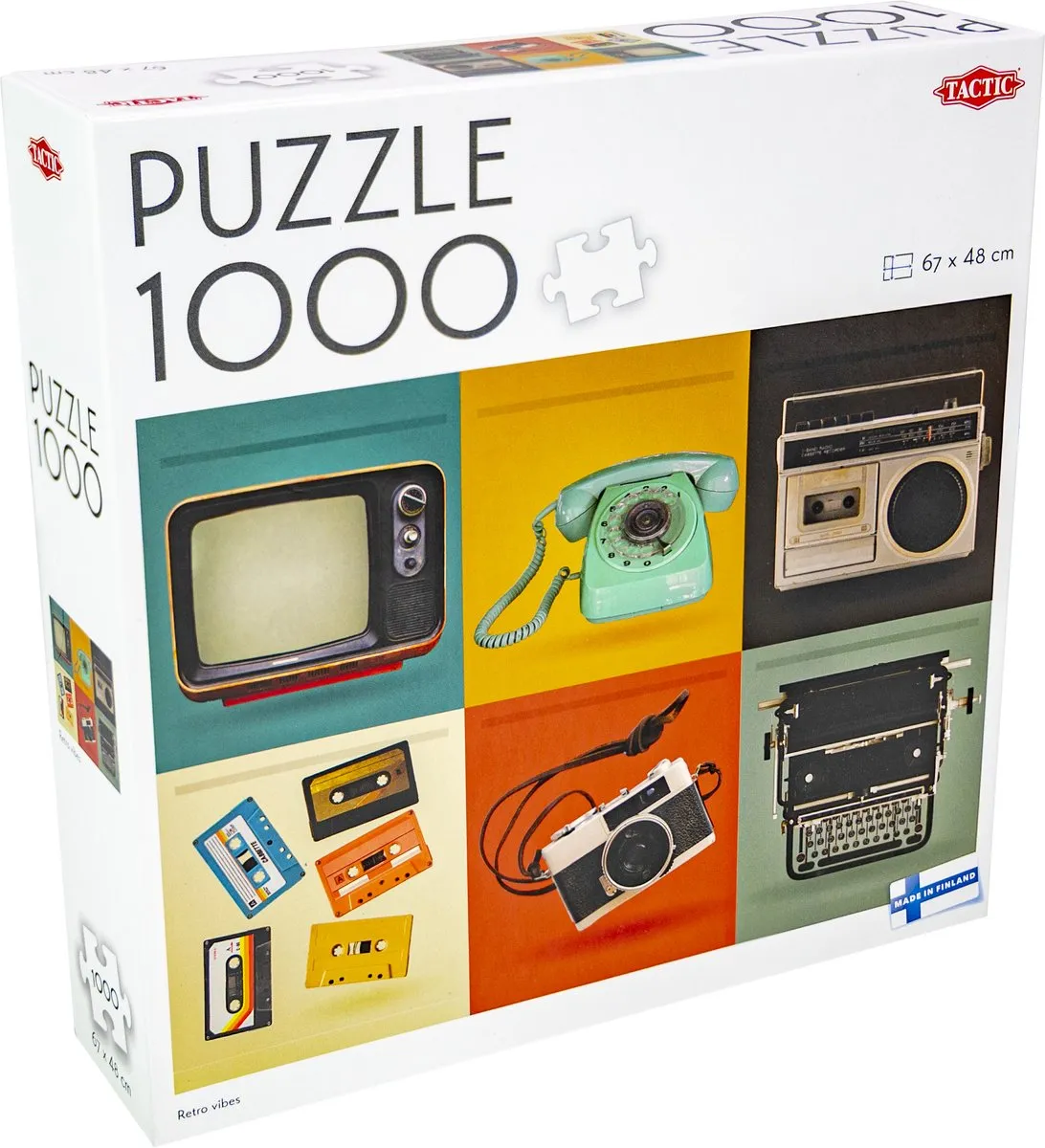 Tactic Retro Vibes Puzzel 1000 Stuks - Retro Elektronica & Design