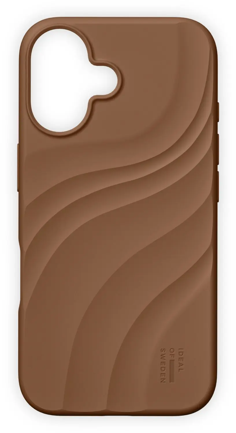 iDeal of Sweden Soft Swirl Hoesje iPhone 16 - Salted Caramel - afbeelding 5 van 6