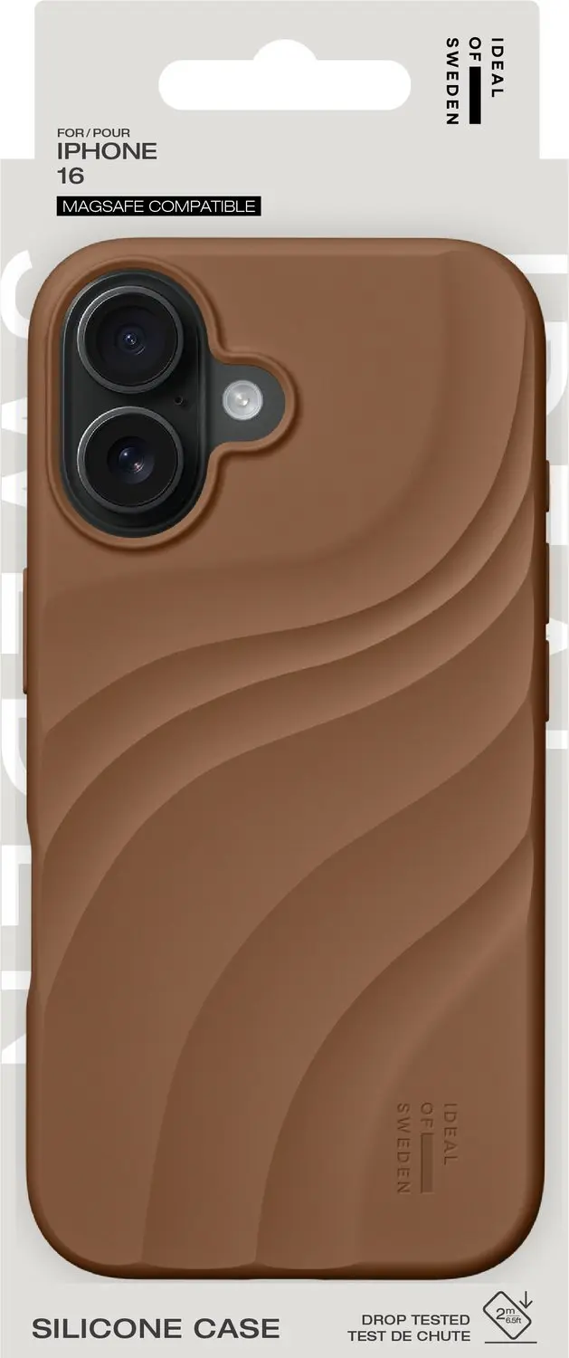 iDeal of Sweden Soft Swirl Hoesje iPhone 16 - Salted Caramel - afbeelding 4 van 6