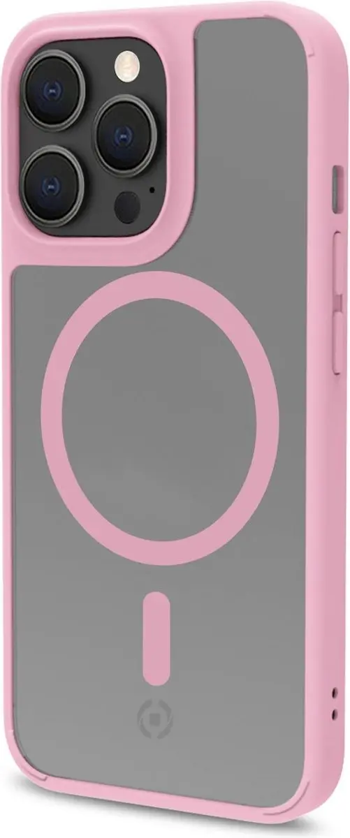 Celly Magmatt hoesje iPhone 14 Pro Max - Roze/Transparant - afbeelding 4 van 5