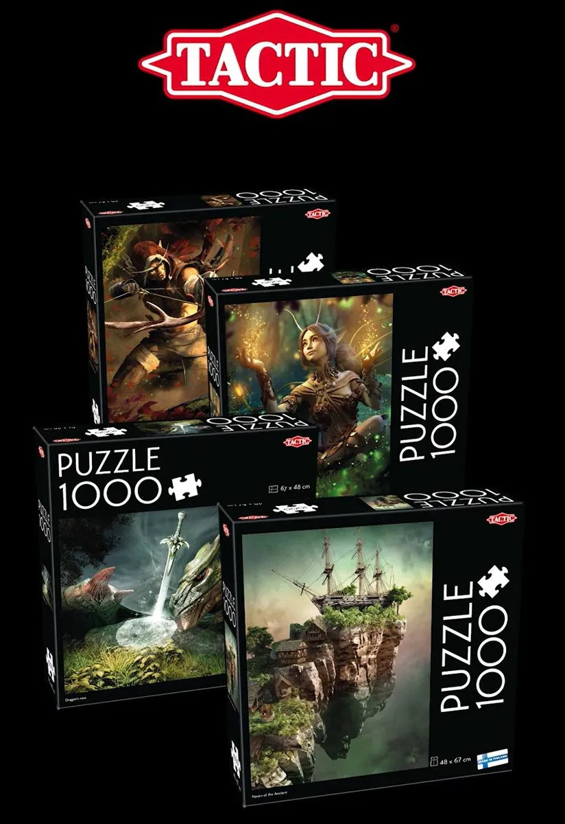 Tactic Dragon’s Nest Puzzel 1000 Stuks - Epische Fantasy