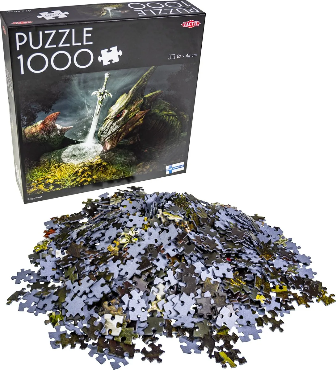 Tactic Dragon’s Nest Puzzel 1000 Stuks - Epische Fantasy