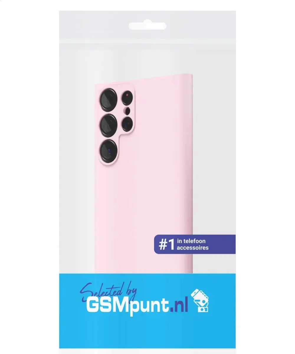 Samsung Galaxy S22 Ultra Hoesje Dun TPU - Roze - afbeelding 4 van 6
