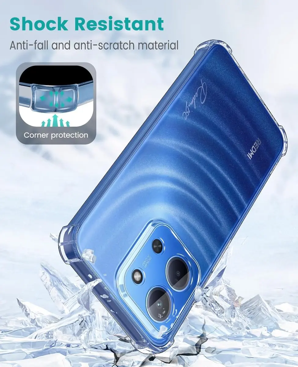 Xiaomi Redmi 15C Hoesje Transparant TPU Back Cover - afbeelding 2 van 6