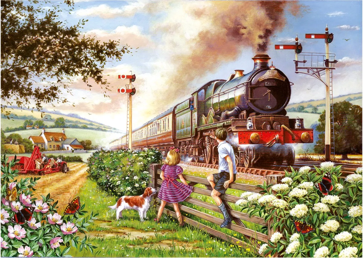 House Of Puzzles Railway Children Legpuzzel 1000 Stuks - Multicolor