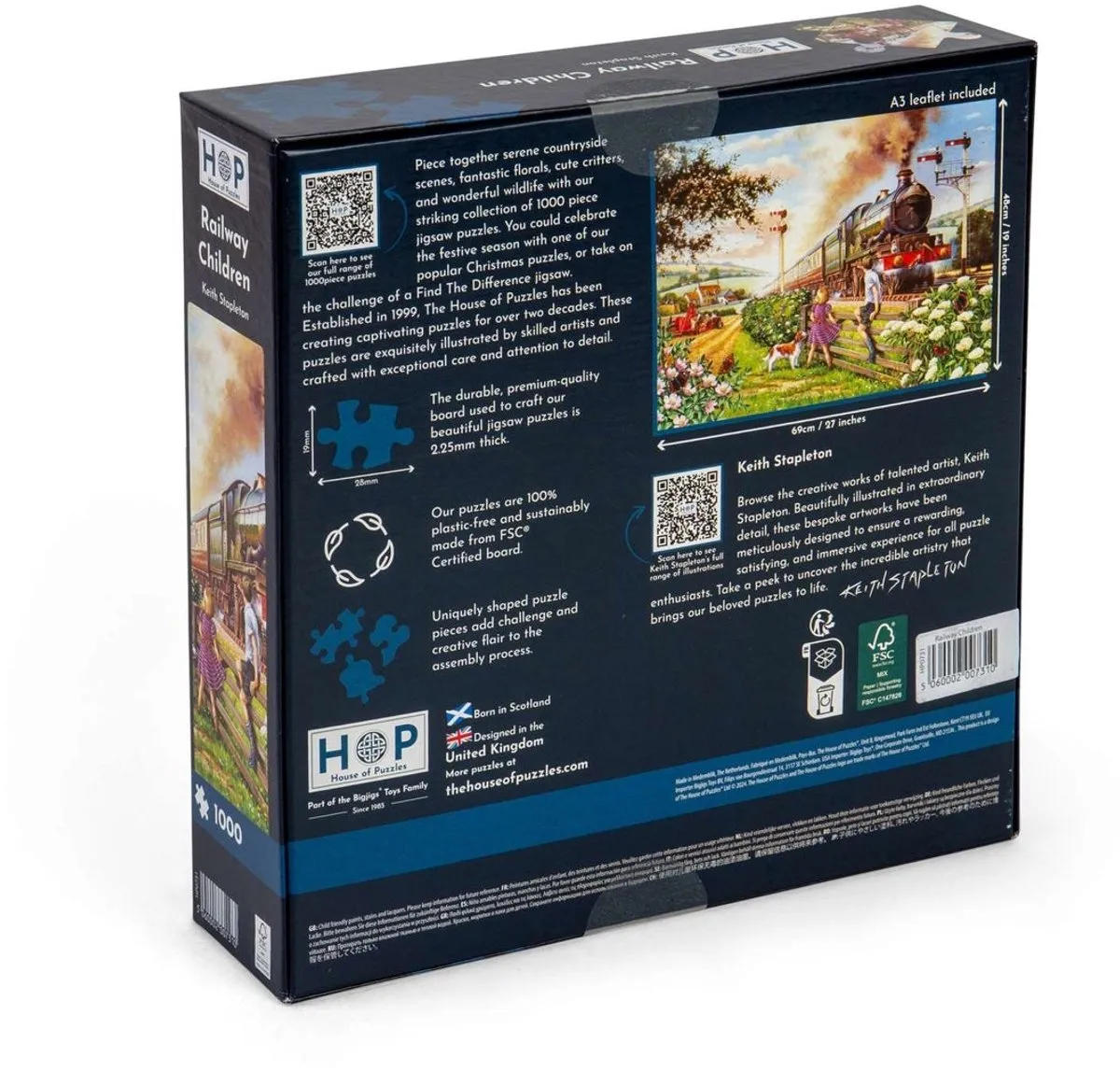 House Of Puzzles Railway Children Legpuzzel 1000 Stuks - Multicolor