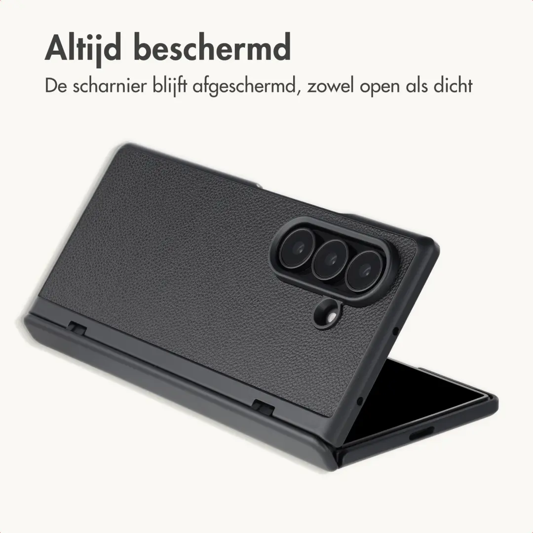 imoshion Kunstleren Slim Case Samsung Galaxy Z Fold 8 Ultra - Zwart - afbeelding 3 van 6
