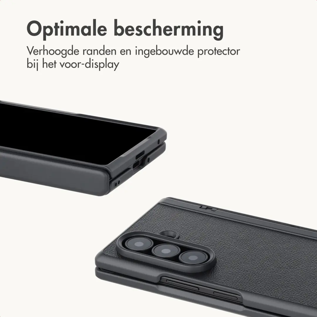 imoshion Kunstleren Slim Case Samsung Galaxy Z Fold 8 Ultra - Zwart - afbeelding 4 van 6