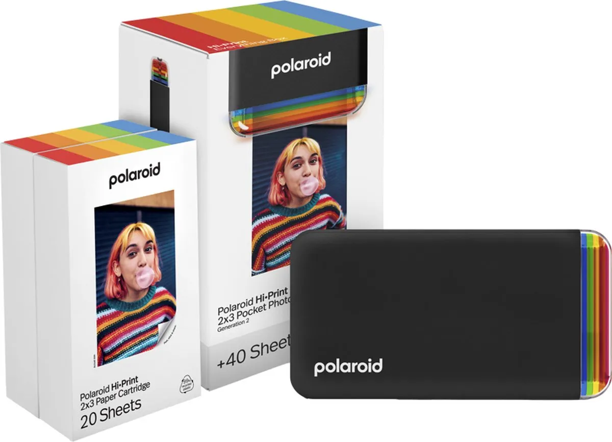 Polaroid Everything Box Hi-Print 2x3 Gen 2 - Zwart - 40 Stuks