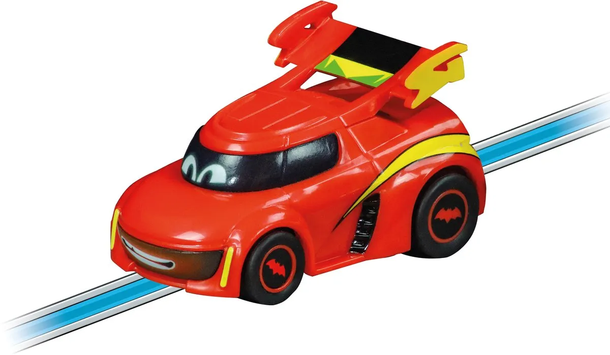 Carrera FIRST Racebaan Batwheels CAR20063047 - 10 Delen - Rood