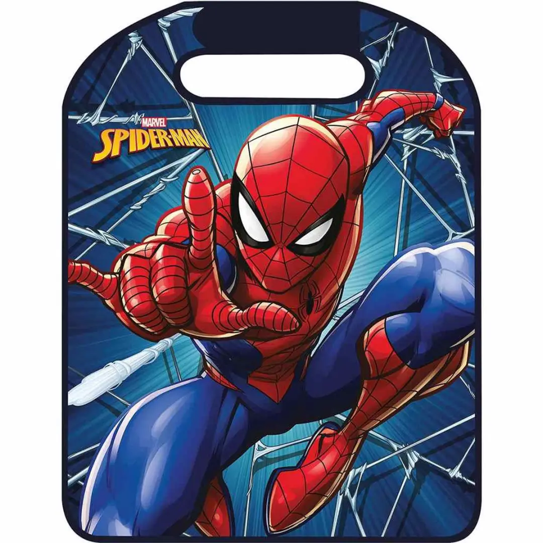 Colzani Spiderman Autostoelhoes PVC 68x44,5cm - Blauw - afbeelding 2 van 2