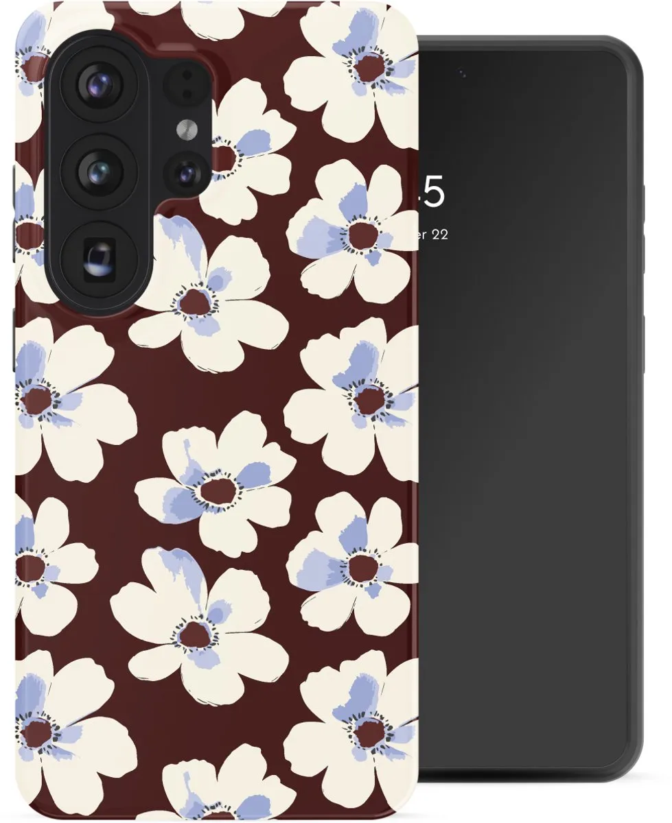 Selencia Hoesje Samsung Galaxy S26 Ultra Choco Flower Pop
